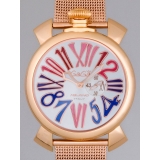ガガ･ミラノ スリム 46mm クォーツ 5081.1 RGメッキブレス