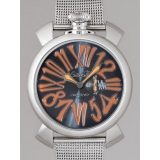 ガガ･ミラノ スリム 46mm クォーツ 5080.4 SSブレス