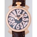 ガガ･ミラノ マニュアル 40mm クォーツ 5021.3 ダークブラウン皮