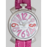 ガガ･ミラノ マニュアル 40mm クォーツ 5020.6 チェリー皮