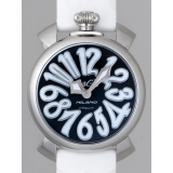 ガガ･ミラノ マニュアル 40mm クォーツ 5020.4 ホワイトラバー