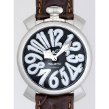 ガガ･ミラノ マニュアル 40mm クォーツ 5020.4 ブラウン皮