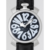 ガガ･ミラノ マニュアル 40mm クォーツ 5020.4 ブラック皮