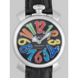ガガ･ミラノ マニュアル 40mm クォーツ 5020.2 ブラック皮