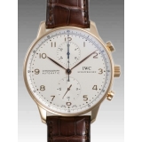 IWC ポルトギーゼ クロノ ピンクゴールド IW371402 ホワイト