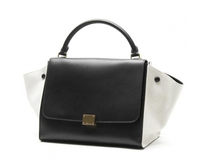 セリーヌ レザー ハンドバッグ（２ＷＡＹ仕様）トラペーズ 16954 2ldl 01cr wk