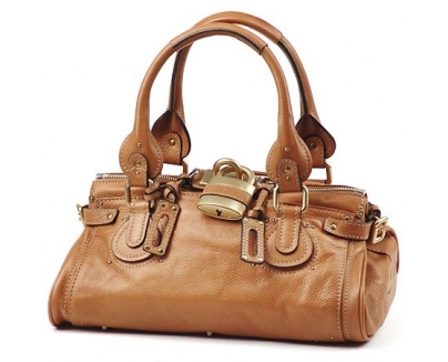 クロエ/Chloe 7esa02-7e422-151 レザーハンドバッグ タバコブラウン