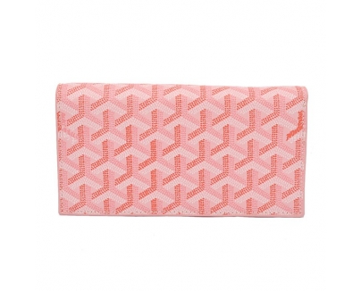 GOYARD ゴヤール 長財布 二つ折り ピンク GOYWA-04