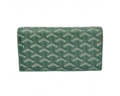 GOYARD ゴヤール 長財布 二つ折り グリーン GOYWA-05