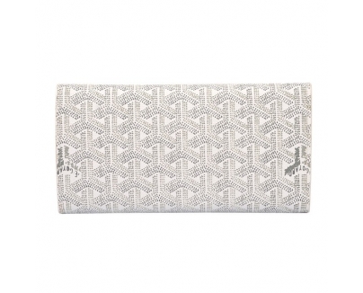 GOYARD ゴヤール 長財布 三つ折り ホック ホワイト GOYWA-10