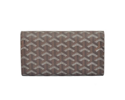 GOYARD ゴヤール 長財布 三つ折り ブラウン GOYWA-16