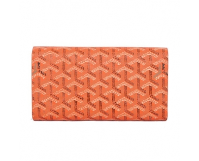 GOYARD ゴヤール 長財布 三つ折り オレンジ GOYWA-19