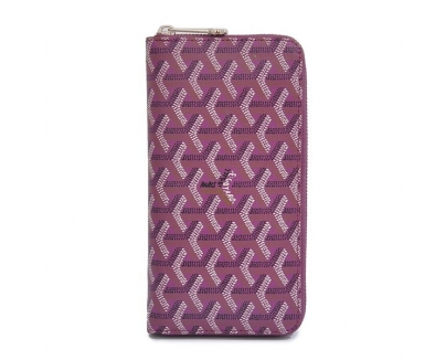 GOYARD ゴヤール 長財布 ラウンドジップ レッド GOYWA-20