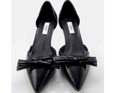 プラダ ハイヒール PRADA シューズ 革靴 パンプス ブラック 20612