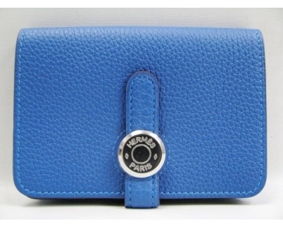 エルメス ドゴンカードケース トゴ/ミコノス（金具：シルバー）HERMES09