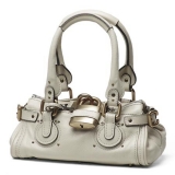 クロエ/Chloe 7esa10-7e422-102 レザーハンドバッグ アイボ...