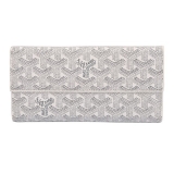 GOYARD ゴヤール 長財布 Ｗホック ホワイト  GOYWA-01