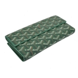 GOYARD ゴヤール 長財布 Ｗホック グリーン GOYWA-02