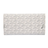 GOYARD ゴヤール 長財布 三つ折り ホック ホワイト GOYWA-10