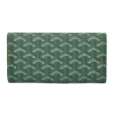 GOYARD ゴヤール 長財布 三つ折り ホック グリーン GOYWA-12