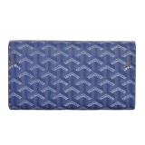 GOYARD ゴヤール 長財布 三つ折り ブルー GOYWA-14