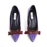 プラダ ハイヒール PRADA シューズ 革靴 パンプス パープル 20615