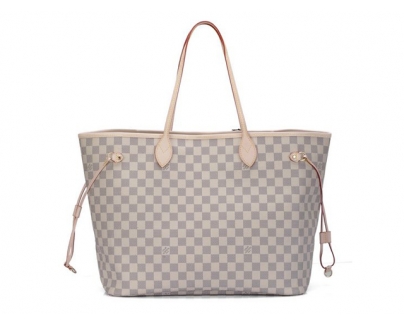 ルイヴィトン LOUIS VUITTON ダミエアズール バッグ ネヴァーフルGM アズール ハンドバッグ N51108