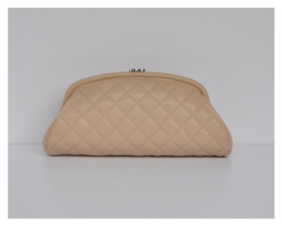 CHANEL シャネルスーパーコピー キルティングクラッチバッグ A35487 ベージュ