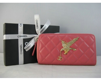 シャネル CHANELコピー財布 ラムスキン 長財布 ピンク A319