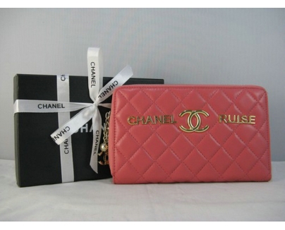 シャネルスーパーコピー CHANEL ラムスキン 長財布 ピンク A313