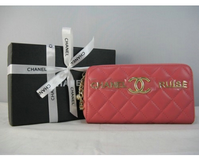 シャネルスーパーコピー CHANELラムスキン 長財布 ピンク A312