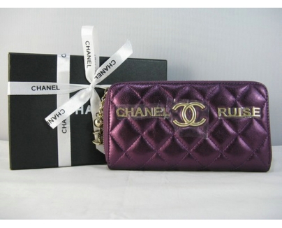 シャネルスーパーコピー CHANEL ラムスキン 長財布 バープル A312