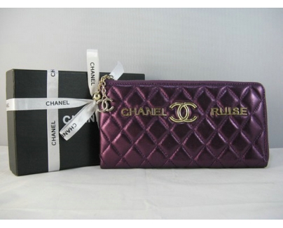 シャネルコピー CHANEL ラムスキン 長財布 バープル A311