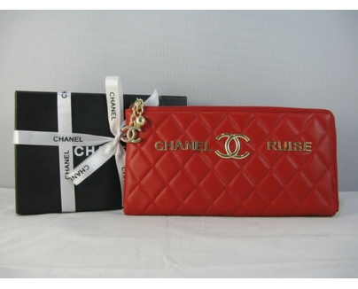 シャネルスーパーコピー CHANEL ラムスキン 長財布 レッド A311