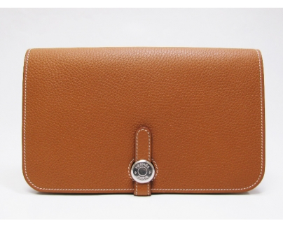 HERMES エルメス ドゴンGMトゴ ゴールド 金具：シルバー HERMES21