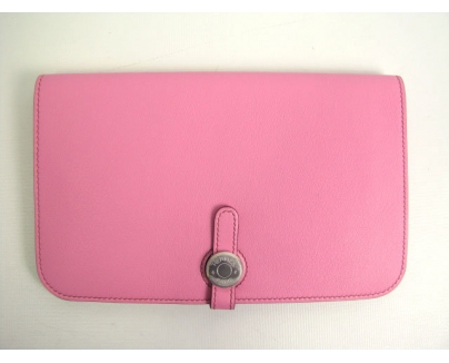 HERMES エルメスコピー ドゴンGMヴォースイフト ピンク金具：シルバー hq032