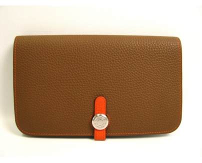 HERMES エルメススーパーコピー ドゴンＧＭ トゴ アルザン×オレンジ hq036