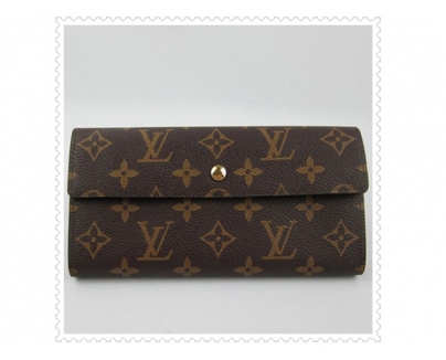 ルイ.ヴィトン LOUIS VUITTON モノグラム 茶色 長財布 M58104