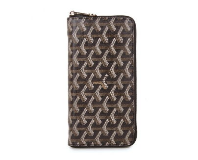 GOYARD スーパーコピー ゴヤール 長財布 ラウンドジップ　ブラック GOYWA-23