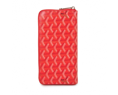 GOYARD ゴヤール 長財布 ラウンドジップ　パープル GOYWA-26