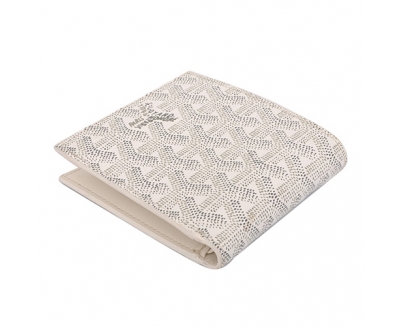 GOYARD ゴヤール スーパーコピー 財布 二つ折り　ホワイト GOYWA-40