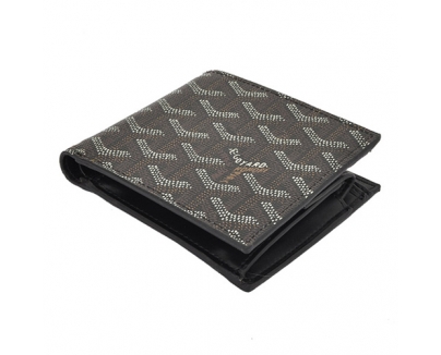 GOYARD ゴヤール 財布 二つ折り　ブラック GOYWA-42