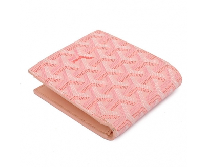 GOYARD ゴヤール 財布 二つ折り　ピンク GOYWA-44