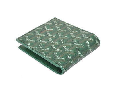 GOYARD ゴヤール 財布 二つ折り　グリーン GOYWA-45