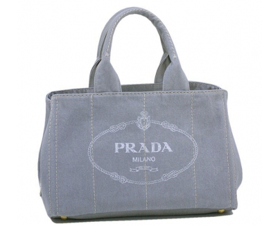 プラダ スーパーコピー バッグ PRADA トートバッグ キャンバス グレー B1877B 新品