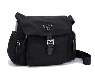 PRADA 斜めがけショルダーバッグ ナイロン ブラック BT0501
