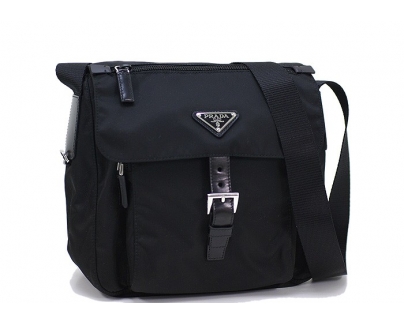 PRADAコピー 斜めがけショルダーバッグ ナイロン ブラック BT8994