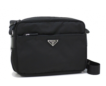 PRADA 斜めがけショルダーバッグ ナイロン ブラック BT0166