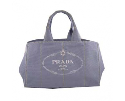 プラダ スーパーコピー ロゴ入りキャンバス（CANAPA）トートバッグ PERVINCA B1872B