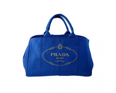 プラダスーパーコピー ロゴ入りトートバッグ(M) ＡＺＺＵＲＲＯ